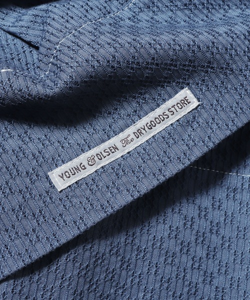 YOUNG&OLSEN The DRYGOODS STORE(ヤングアンドオルセン)の「YOUNG & OLSEN/ヤングアンドオルセン KARAMI MESH FRENCH TUNIC フレンチチュニック リボン ブラウス(シャツ/ブラウス・レディース・ホワイト/イエロー/ブルー・FREE)」の6枚目の写真