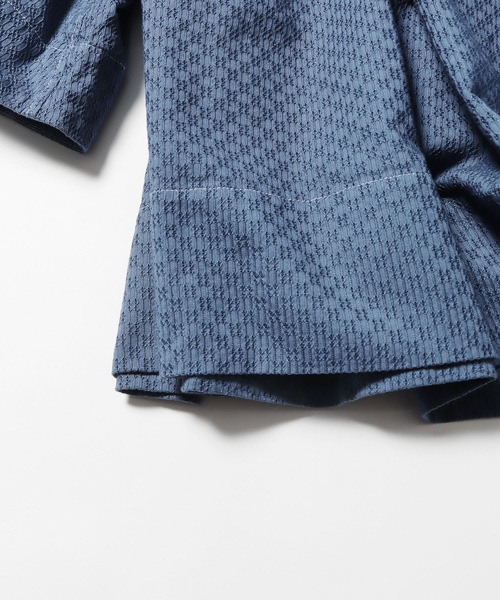 YOUNG&OLSEN The DRYGOODS STORE(ヤングアンドオルセン)の「YOUNG & OLSEN/ヤングアンドオルセン KARAMI MESH FRENCH TUNIC フレンチチュニック リボン ブラウス(シャツ/ブラウス・レディース・ホワイト/イエロー/ブルー・FREE)」の8枚目の写真