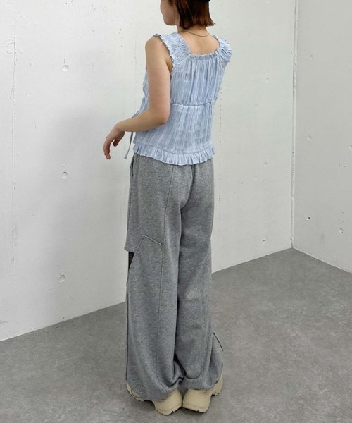 archives（アルシーヴ）の「２ｗａｙコットンドロストブラウス（シャツ/ブラウス・レディース・オフホワイト/ブルー/ブラック・MEDIUM）」の9枚目の写真