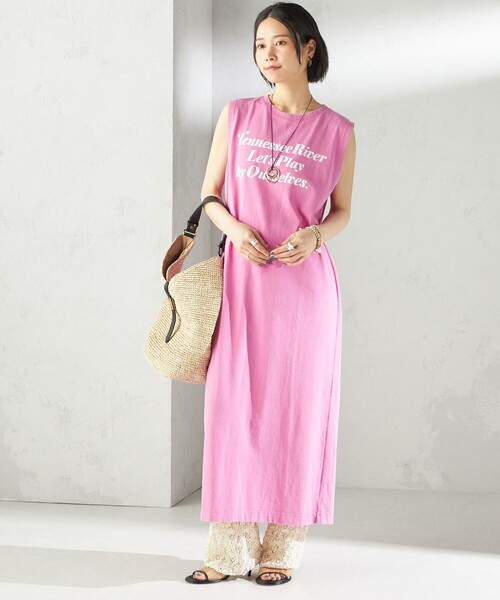 セール】【SHIPS別注】TENNESSEE:ノースリーブ ワンピース（ワンピース