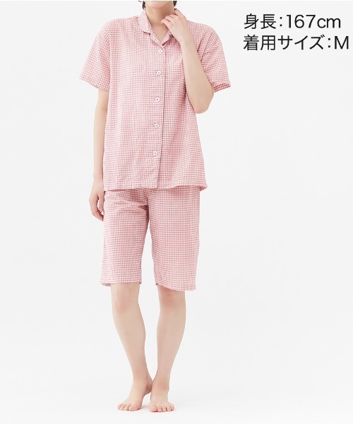 【新品未使用　半袖Mサイズパジャマ】 SPAO】25SS GANADI 半袖パジャマ 男女兼用S〜XXL (SPAO/ルーム