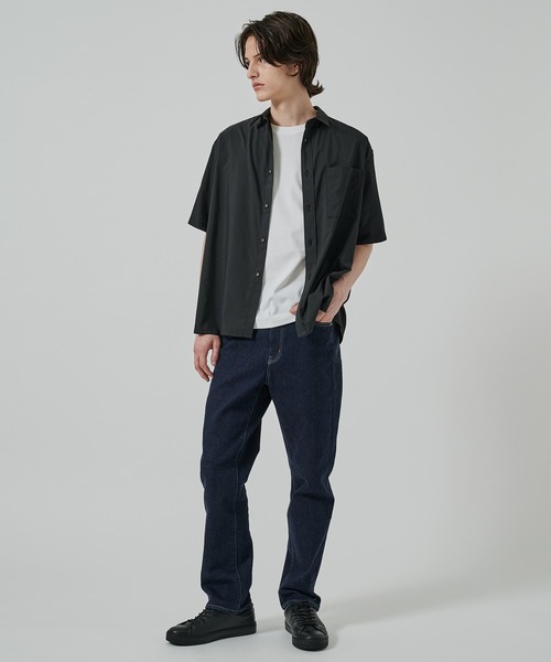 WHITE MOUNTAINEERING（ホワイトマウンテニアリング）の「別注 DRAW CORD S/S POCKET SHIRTS（シャツ/ブラウス・メンズ・ネイビー/グレー/ブラック・1/2）」の5枚目の写真