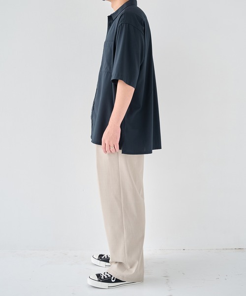 WHITE MOUNTAINEERING(ホワイトマウンテニアリング)の「【White Mountaineering/ホワイトマウンテニアリング】別注 DRAW CORD S/S POCKET SHIRTS(シャツ/ブラウス・メンズ・ネイビー/グレー/ブラック・1/2)」の22枚目の写真