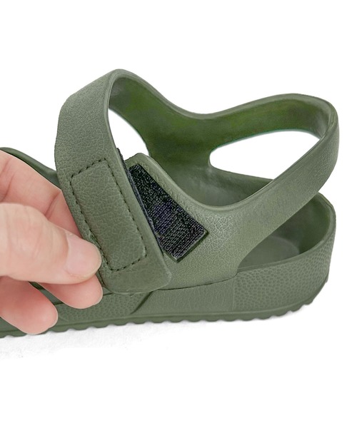 SOROTTO（ソロット）の「バックバンドEVAサンダル スポーツサンダル（サンダル・キッズ・カーキ/ブラック/パープル/グレー・S/M/L）」の6枚目の写真