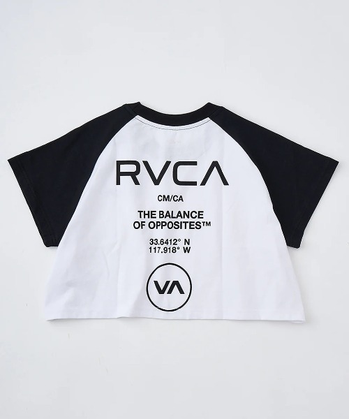 セール】RVCA レディース SUVENIER CROPPED RAGLAN ST Tシャツ