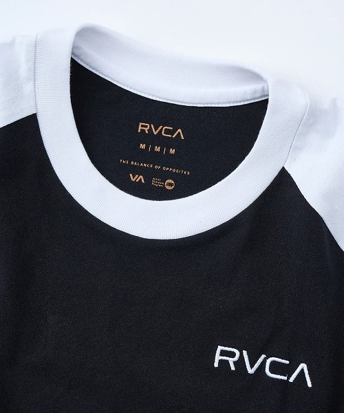 MANUELA RIVA 売れ筋商品|||マヌエラ リーヴァ Tシャツ トップス レディース Tops Black セール】RVCA レディース SUVENIER CROPPED RAGLAN ST Tシャツ