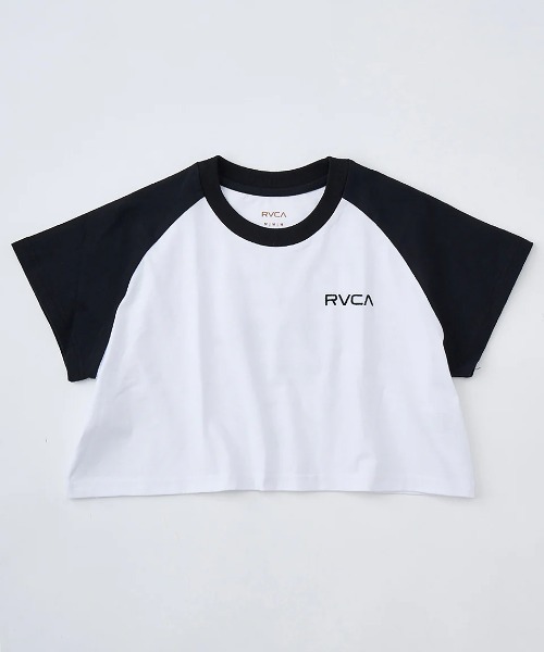 セール】RVCA レディース SUVENIER CROPPED RAGLAN ST Tシャツ