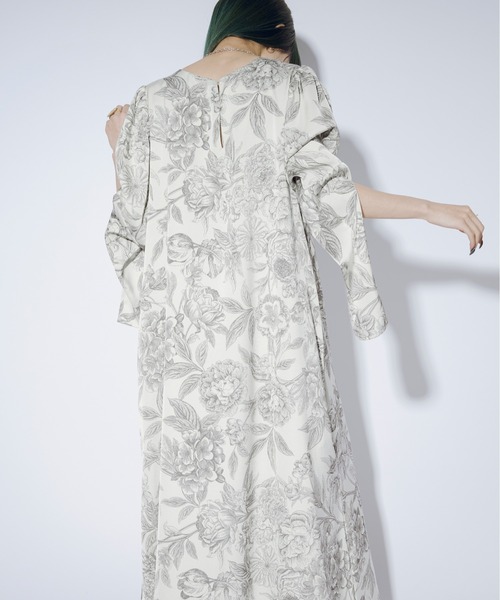 Ezick(エジック)の「長袖ワンピース(ワンピース・レディース・グリーン・FREE)」の5枚目の写真