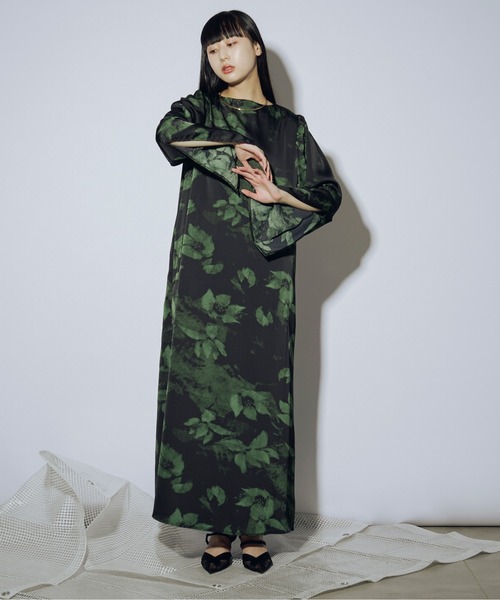 Ezick(エジック)の「長袖ワンピース(ワンピース・レディース・グリーン・FREE)」の7枚目の写真