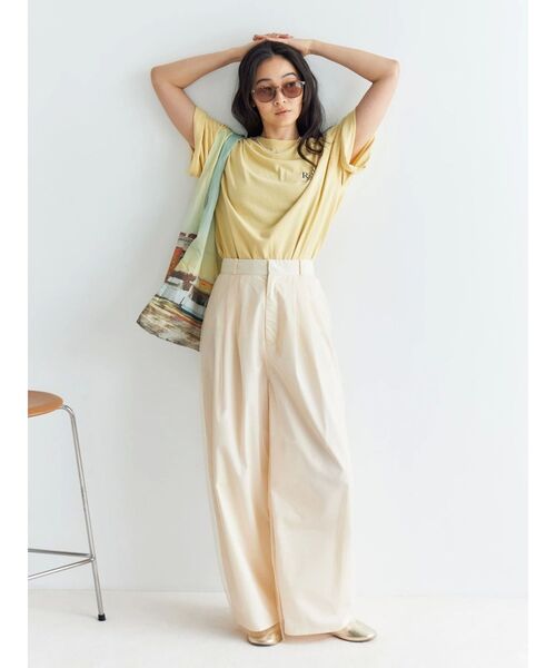 ungrid 大人気ネット完売品 チュールドッキングタックパンツ　25A/W Ungrid パンツ チュールドッキングタックパンツ レディース