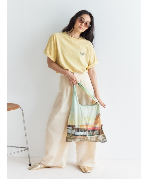 Ungrid（アングリッド）の「チュールドッキングタックパンツ（その他パンツ・レディース・ブラウン/その他1/ベージュ・FREE）」の5枚目の写真