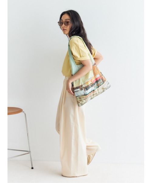 Ungrid（アングリッド）の「チュールドッキングタックパンツ（その他パンツ・レディース・ブラウン/その他1/ベージュ・FREE）」の6枚目の写真