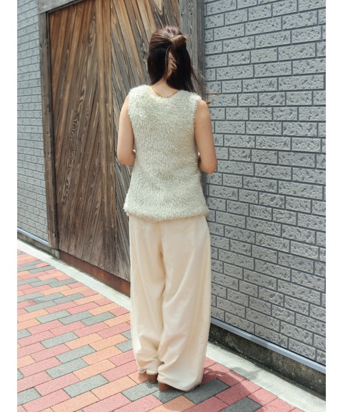 ungrid 大人気ネット完売品 チュールドッキングタックパンツ　25A/W セール】チュールドッキングタックパンツ（その他パンツ