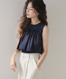 rectangle（レクタングル）の「ビスチェ風レイヤードノースリーブ（Tシャツ/カットソー）」