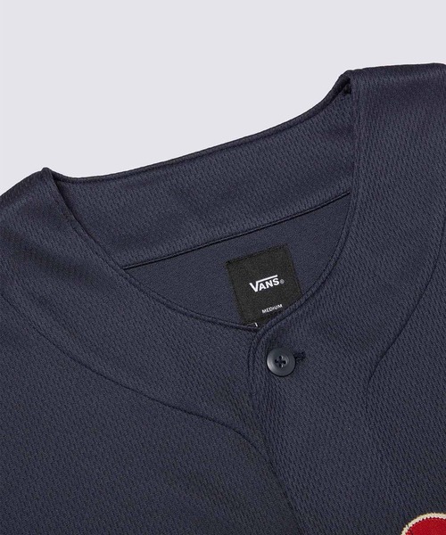 VANS(バンズ)の「YE OLDE ベースボールジャージー(ジャージ・メンズ・ネイビー・X-LARGE/LARGE/MEDIUM/SMALL)」の3枚目の写真