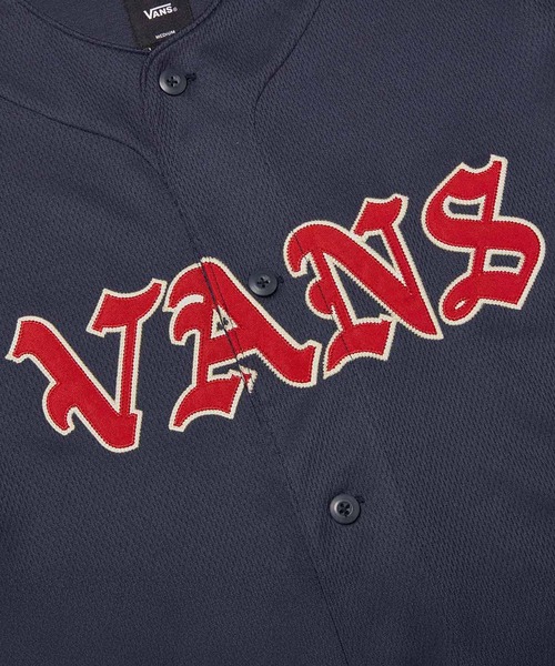 VANS(バンズ)の「YE OLDE ベースボールジャージー(ジャージ・メンズ・ネイビー・X-LARGE/LARGE/MEDIUM/SMALL)」の5枚目の写真