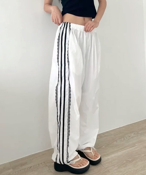 レース ライン TRACK-PANTS【完売品】 SIDE LINE NYLON TRACK PANTS｜CONVERSE TOKYO (コンバース