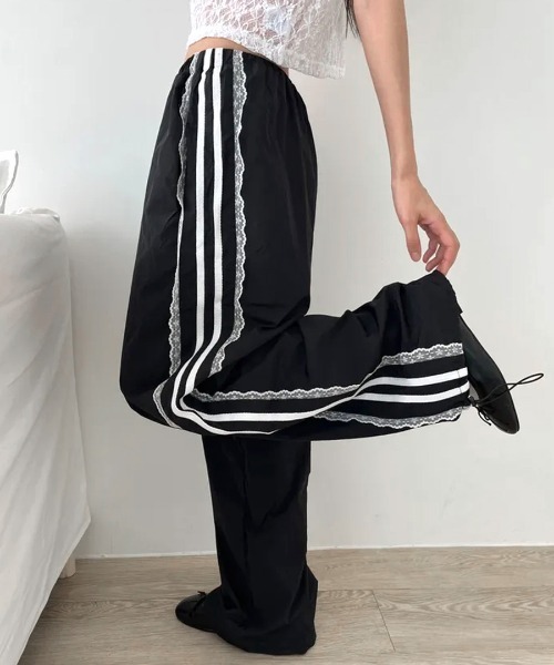 [完売品]サイドレーストラックパンツ サイドレーストラックパンツ（その他パンツ）｜ADAM ET ROPE