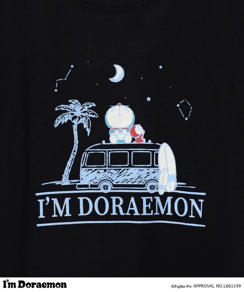 sanrio(サンリオ)の「I'm Doraemon天竺半袖Tシャツ(Tシャツ/カットソー・メンズ・オートミール/ネイビー/ホワイト/ライトカーキ/ブラック/ブルーグレー・M/L/LL)」の14枚目の写真