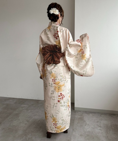 【apres jour】浴衣4点セット セール】アソート花柄浴衣セット【ZOZOTOWN限定アイテム】（浴衣