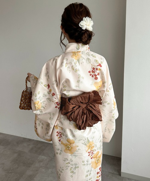 apres jour clair（アプレジュールクレア）の「【apres jour clair】アソート浴衣3点SET（浴衣・レディース・ブラウン系その他/アイボリー・フリー）」の9枚目の写真