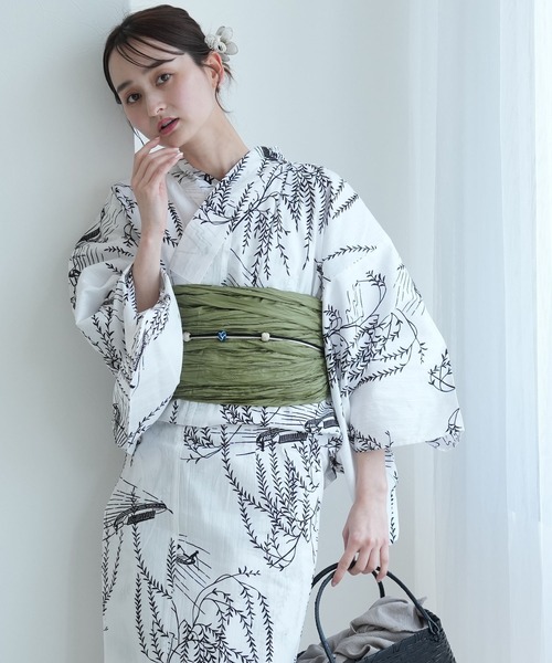 セール】ひとりで着れる！かんたん二部式浴衣セット utatane