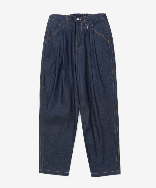 rehacer : Pleat Denim Trousers / プリーツデニム トラウザーズ