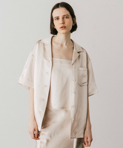 CREDONA ACETATE KNIT SHIRTS/アセテートニットシャツ ACETATE KNIT SHIRTS/アセテートニットシャツ（シャツ/ブラウス
