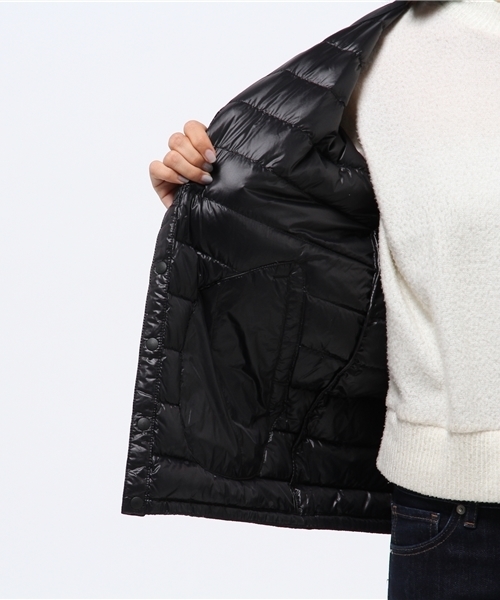 DANTON（ダントン）の「【ダントン】インナーダウンジャケット（ダウンジャケット/コート・レディース・クリーム/ブラック/ネイビー・MEDIUM/SMALL）」の11枚目の写真