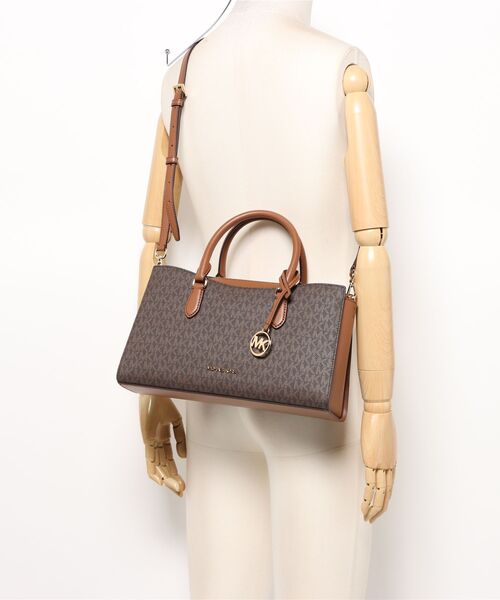 MICHAEL KORS(マイケルコース)の「ARDEN MD TZ SATCHEL サッチェル(ハンドバッグ・レディース・ブラウン・FREE)」の5枚目の写真