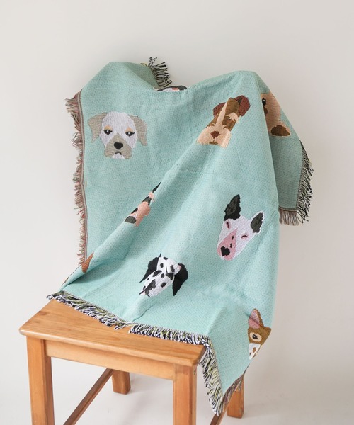 セール】【 Port / ポート 】 わんわん ドッグ ブランケット / 犬