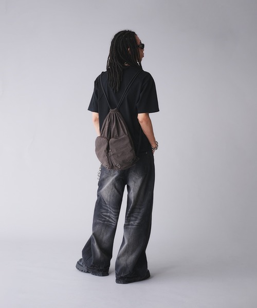 HANGRY & ANGRYナップサック Zip Design Knapsack / ジップデザインナップサック（バック