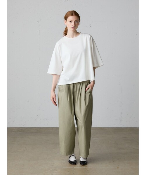 MidiUmi（ミディウミ）の「MidiUmi ワイドイージーパンツ（その他パンツ・レディース・カーキ/ブラック/ライトグレー/チャコールグレー・FREE）」の10枚目の写真