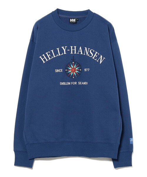 HELLY HANSEN(ヘリーハンセン)の「HELLY HANSEN / TOTAL SEAWEAR CONCEPT(スウェット・レディース・ブルー/オフホワイト・MEDIUM)」の3枚目の写真