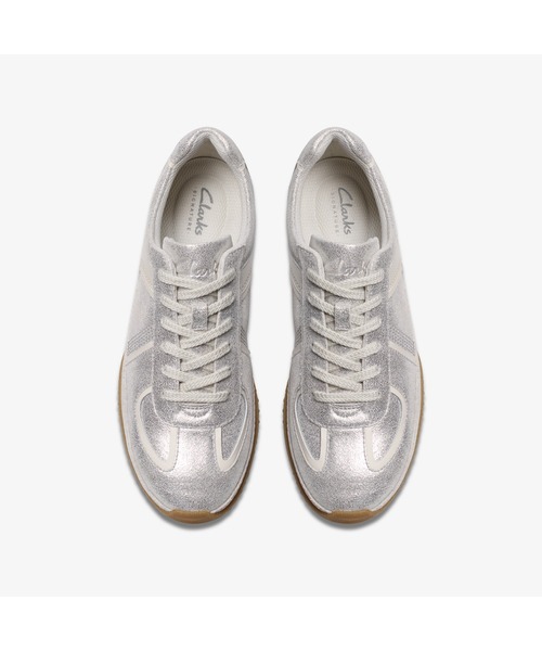 Clarks（クラークス）の「Meridor Lo / メリドールロー（メタリックコンビ）（スニーカー・レディース・シルバー・UK6/UK5.5/UK5/UK4.5/UK4/UK3.5/UK3）」の8枚目の写真