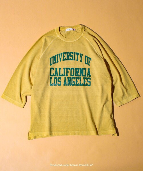 セール】【GOOD ROCK SPEED】カレッジロゴ ラグランTシャツ 7分袖（T