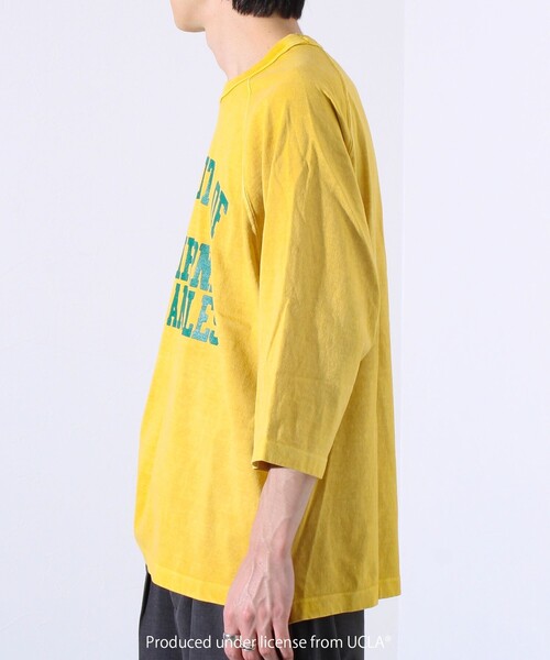 GOOD ROCK SPEED】カレッジロゴ ラグランTシャツ 7分袖（Tシャツ