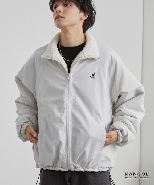 KANGOL/カンゴール 別注 ワンポイント ロゴ刺繍 2WAY リバーシブル