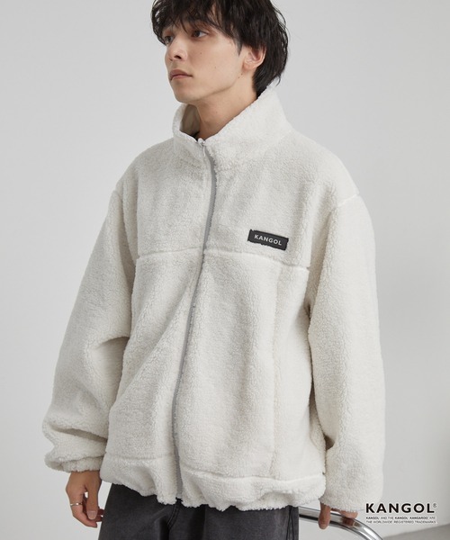 KANGOL/カンゴール 別注 ワンポイント ロゴ刺繍 2WAY リバーシブル