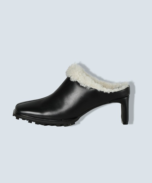 OMMO(オーエムエムオー)の「SQUARE TOE BOA MULE(その他シューズ・レディース・ブラック/シルバー・36/37/38)」の14枚目の写真
