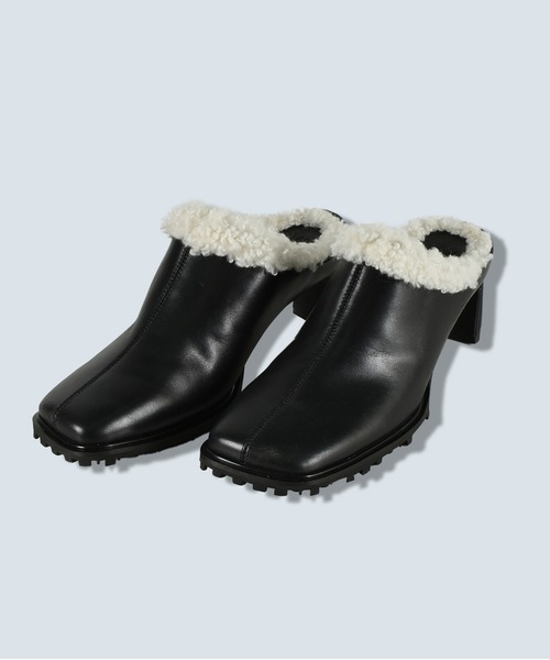 OMMO(オーエムエムオー)の「SQUARE TOE BOA MULE(その他シューズ・レディース・ブラック/シルバー・36/37/38)」の12枚目の写真
