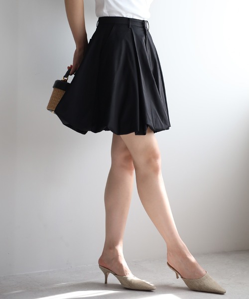 ENC（エンク）の「【動画あり】balloon mini skirt with petticoat