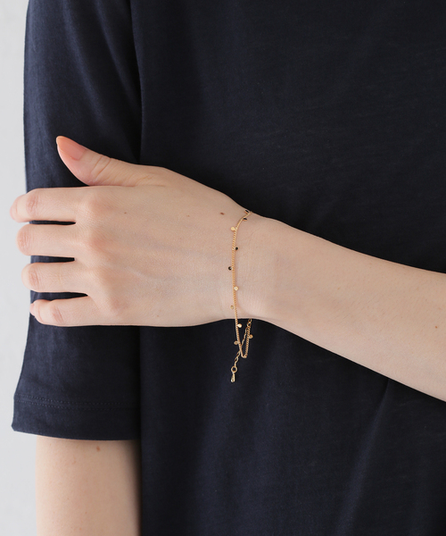 SLOBE IENA（スローブイエナ）の「Theia Jewelry/テイア ジュエリー Brookブレスレット 81793B0010（ブレスレット・レディース・ゴールド・FREE）」の9枚目の写真