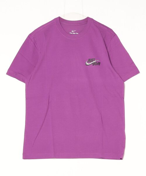 NIKE（ナイキ）の「ナイキ JDI S/S NIKE（Tシャツ/カットソー・メンズ・レッドパープル/ホワイト・L/S/M/LL/3L）」の4枚目の写真