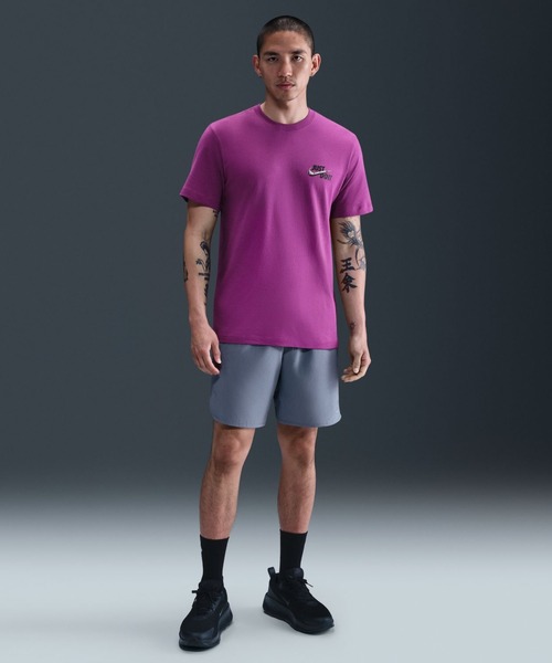 NIKE（ナイキ）の「ナイキ JDI S/S NIKE（Tシャツ/カットソー・メンズ・レッドパープル/ホワイト・L/S/M/LL/3L）」の8枚目の写真