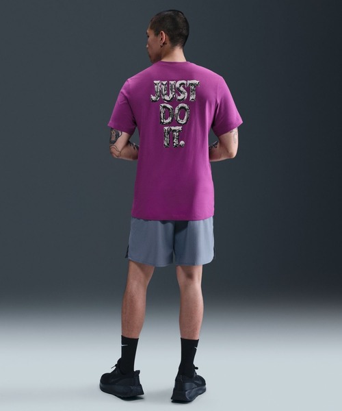 NIKE（ナイキ）の「ナイキ JDI S/S NIKE（Tシャツ/カットソー・メンズ・レッドパープル/ホワイト・L/S/M/LL/3L）」の7枚目の写真
