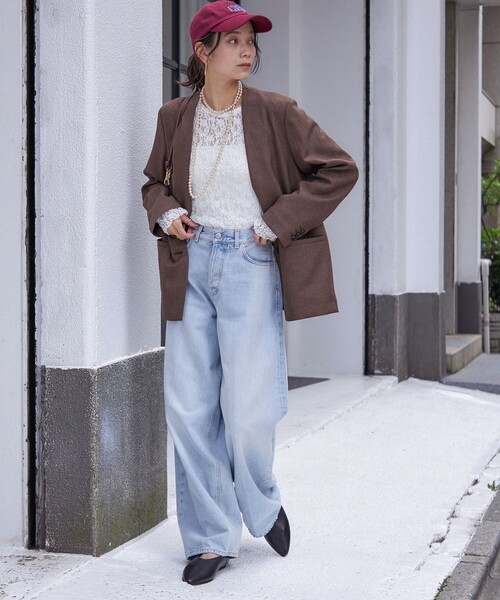 SHIPS(シップス)の「that Lady ロゴ キャップ(キャップ・レディース・ボルドー/ブラウン・ONE SIZE)」の14枚目の写真