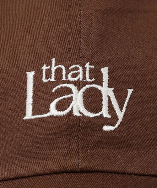 SHIPS(シップス)の「that Lady ロゴ キャップ(キャップ・レディース・ボルドー/ブラウン・ONE SIZE)」の20枚目の写真