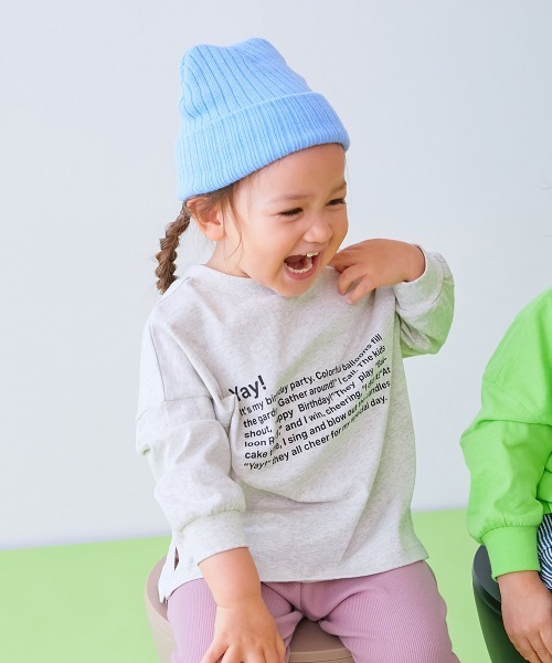 セール】【EN-JOY】どっちも前だから1人でお着替え カラフル 長袖T