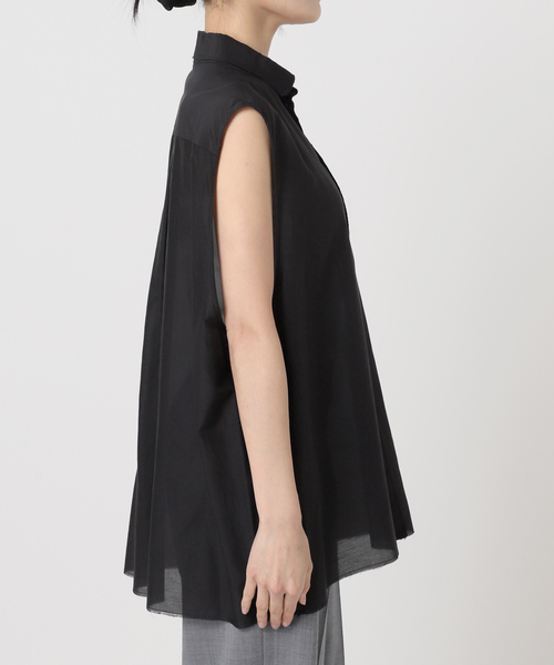 CITYSHOP（シティーショップ）の「OPPOSITE SHIRT VEST：シャツ（シャツ/ブラウス・レディース・ブラック/ホワイト・FREE）」の16枚目の写真